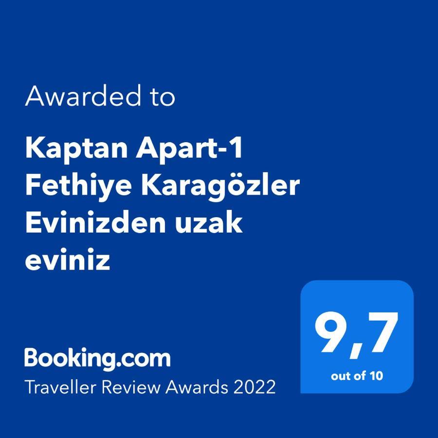 Kaptan Apart-1 Fethiye Karagozler Evinizden Uzak Eviniz公寓 外观 照片